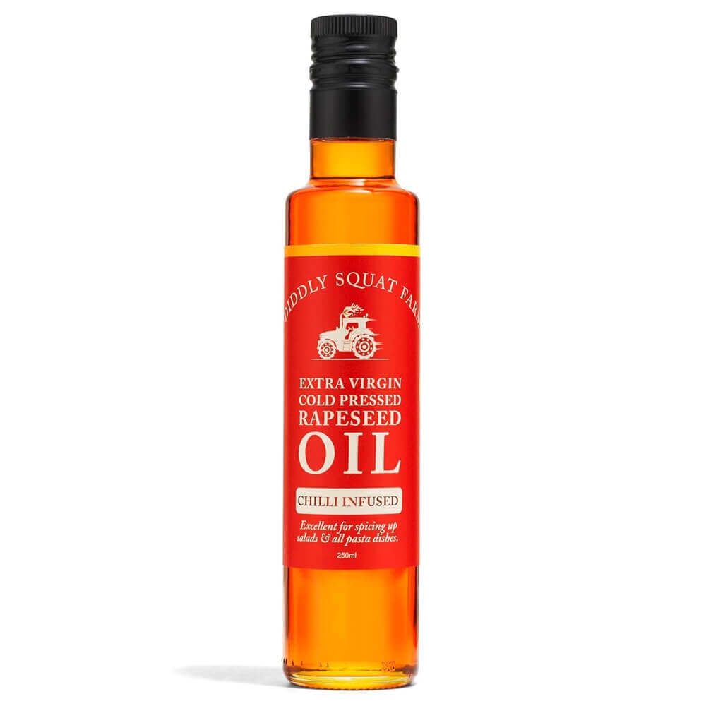 Diddly Squat Extra Virgin Cold Pressed Rapeseed Oil Chilli Infused 250ml